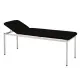 SCHMITZ varimed Untersuchungsliege 650 x 1950 x 50 mm, Gestell RAL 9002 mit Papierrollenhalter Polsterfarbe Schwarz 57 Classic