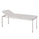 SCHMITZ varimed Untersuchungsliege 650 x 1950 x 50 mm, Polster Silbergrau 55 Classic Gestell RAL 9006 Weißaluminium