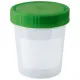 Urinbecher mit grünem Schraubdeckel 100 ml (500 Stück)