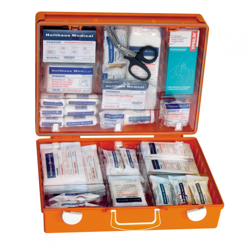 Multi Erste-Hilfe-Koffer 40 x 30 x 15 cm, leer, orange günstig