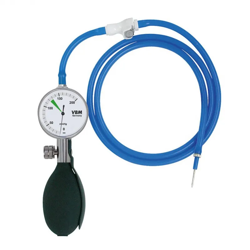 VBM Medizintechnik GmbH Handgebläse mit Manometer 200 mmHg für Rollmanschetten 21-95-300