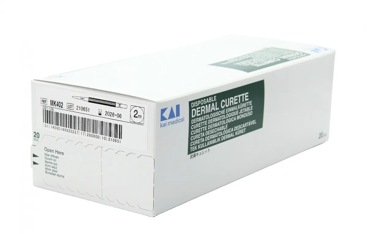 KAI Europe GmbH Kai Einmal Ringkürette (20 Stück) Kunststoff 4,0 mm MK404