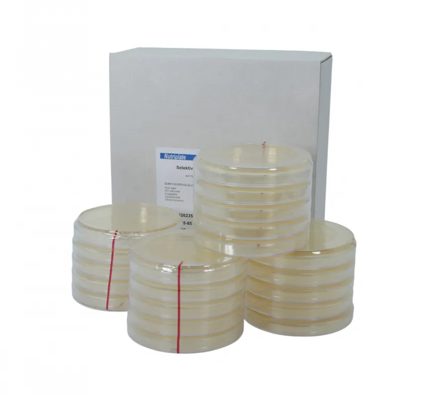 Nutriplate GmbH Nährboden für die Mikrobiologie (20 Petrischalen) Dermatophyten Selektiv-Agar n.Taplin 0422.85