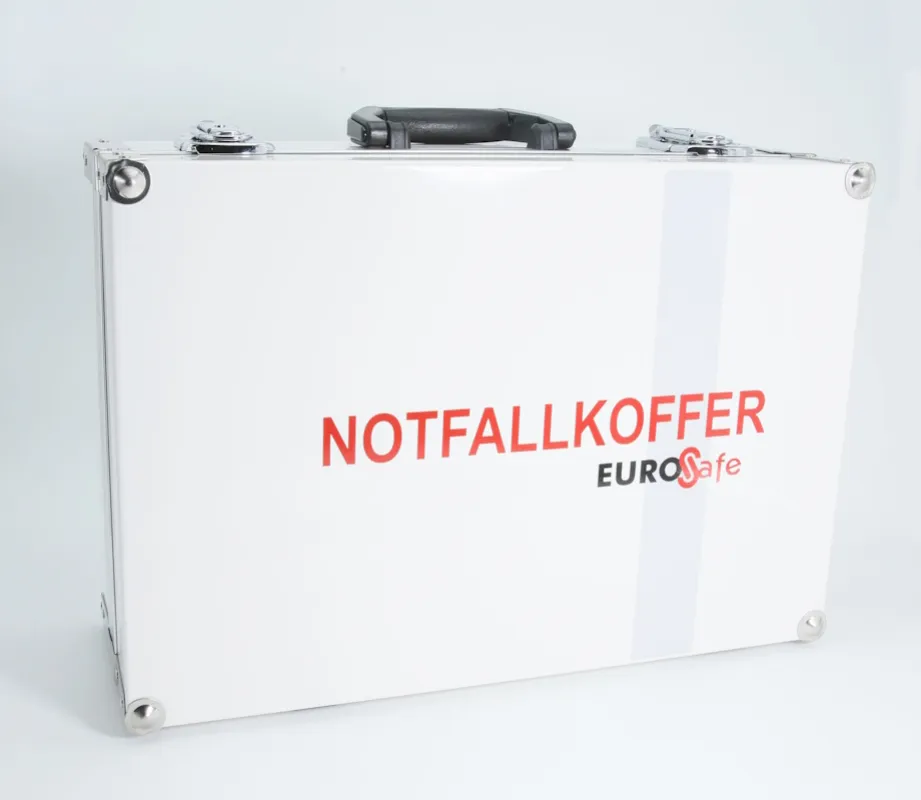 notfallkoffer.de Med. Geräte GmbH Notfallkoffer EuroSafe® Praxis mit Sauerstoff-Beatmungseinheit und Füllsortiment DIN 13157 1002-1L-AW-G-V