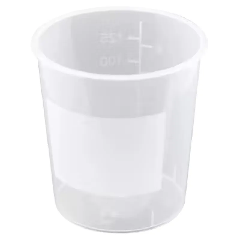 medimex GmbH Urinbecher milchig-transparent ohne Deckel, 125 ml (1000 Stück) Polypropylen 8M50700005
