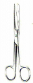 Chirurgische Schere Standard gerade, spitz / stumpf, 16,5 cm