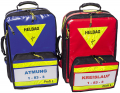 Notfallrucksack HELBAG Profi L 2.0 blau oder rot, leer, für den Notarzt oder Unterwegs