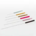 SL-Akupunkturnadeln, Kunststoff-Griff ohne Fhrrohr (100 Stck)  0,30 x 30 mm braun