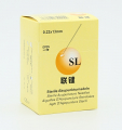 SL-Akupunkturnadeln silikonisiert mit Silbergriff mit Führrohr (100 Stück) 0,22 x 13 mm