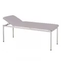SCHMITZ varimed Untersuchungsliege 650 x 1950 x 70 mm, Gestell weiß RAL 9002 steingrau 96