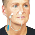 Sauerstoff Nasensonde / Katheter, mit Stufenkonnektor u. Kompresse  (50 Stck) CH 14