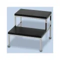 Fuauftritt, verchromt, ein-oder zweistufig Belastbar bis 150 Kg