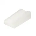 Injektionskissen 30 x 15 x 7,5/4 cm, PVC-Bezug elfenbeinweiß