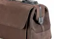 Arzttasche Rusticana, 43 x 21 x  27 cm, Kleinformat Wasserbffelleder braun 1 Vortasche