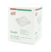 Gazin Mullkompressen 8-fach unsteril (100 Stück) 10,0 x 10,0 cm