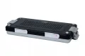 Kleinset-Mini-Sterilisiercontainer Alu 300 x 135 x 40 mm nur Deckel gelocht Schwarz