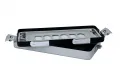 Kleinset-Mini-Sterilisiercontainer Alu 300 x 135 x 40 mm nur Deckel gelocht Schwarz