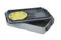 KLS Martin filterloser microStop-Sterilisier-Container  30 x 30 x 27 cm Grifffarbe Rot
