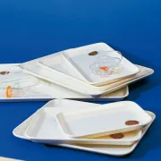 Instrumententablett Melamin-Kunststoff hitzebeständig 360 x 240 x 17 mm