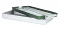 Kleinset-Mini-Sterilisiercontainer Alu 300 x 135 x 40 mm nur Deckel gelocht Grn