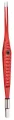 HF-Bipolar-Pinzette, red nonStick, KLS Martin, gerade, spitz, 1,0 mm stumpf 17,0 cm