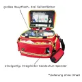 Notfalltasche MUC-M 43 x 25 x 29,5 cm, Rot