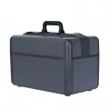 Arztkoffer Drasol IDEAL gro, 44 x 24 x 29 cm Kunstleder-Besatz Grau