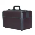 Arztkoffer Drasol IDEAL gro, 44 x 24 x 29 cm Echt-Leder-Besatz Bordeaux