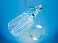 Sauerstoffmaske für Erwachsene mit Beutel und Schlauch, unsteril