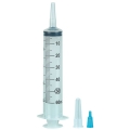 Katheterspritze/ Blasenspritze, 50/60 ml,  3-teilig, mit Katheteransatz, zentrisch (1 Stück)