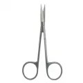 Einmal-Fadenschere /Irisschere gebogen, 9,0 cm, Metall, einzeln steril verpackt (10 Stck)