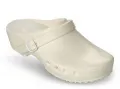 Schrr OP-Schuhe, CHIROCLOGS Classic, wei, Wechseleinlage, mit Fersenriemen, fr Damen und Herren Gr. 38