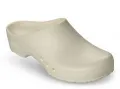 Schrr Kchen oder OP-Schuhe, CHIROCLOGS SPEZIAL, wei, mit Fersenriemen, fr Damen und Herren Gr. 35