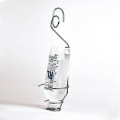 Infusionsflaschen-Aufhänger aus Metall, mit Haken zum Einhängen am Infusionsständer.