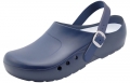 Schürr OP-Schuhe, ORTHOCLOGS, blau, für orthopädische Einlagen, mit Einlage und Fersenriemen, für Damen und Herren Gr. 39