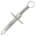 Zeckenpinzette, sterilisierbar, Metall