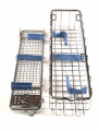 Edelstahl Endoskopie-Sterilisier-Siebkorb, 290 x 80 x 55 mm fr fr 2 Optiken