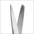 Einmal Schere chirurgisch spitz/stumpf gebogen,14,5 cm, Metall, einzeln steril verapackt (25 Stck)