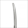 Einmal Schere chirurgisch spitz/stumpf gebogen,14,5 cm, Metall, einzeln steril verapackt (25 Stck)