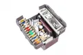 Arzttasche IDEAL gro, 44 x 24 x 29 cm, Besatz: Kunstleder Bordeaux