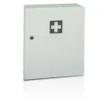 Erste Hilfe Metall-VerbandsschrankDIN 13157 mit Branchen Spezialerweiterungen Lebensmittel produzierende Betriebe