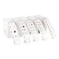 EKG Kleberinge Hellige, transparent fr Kinder 30 x 10 mm (500 Stck)