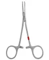 Einmal Arterienklemme n. Halstead-Mosquito, gebogen ohne Zhne, 13,0 cm, einzeln steril verpackt (25 Stck)