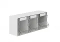 Haeberle Spritzenspender PicBox, 3 Schtten, grauwei, first in first out Spendersystem