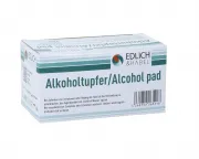 Alkoholtupfer, 3 x 3 cm, einzeln verpackt, zur Reinigung der Haut(100 Stück)