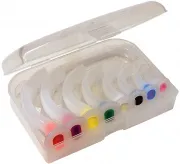 Einmal Guedel-Tubus Set, transparent, Größen 000 - 5 im Etui