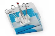 Einmal-Wundversorgungs-Set steril (15 Sets) steril, mit Instrumenten, Kompressen Abdeckung und Schale
