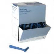 Einmalrasierer Standard 1 oder 2-schneidig blau (100 Stück)