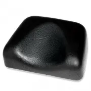 Kopflagerungskissen, PVC 19,5 x 14 x 5/2 cm schwarz