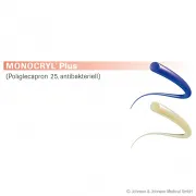 Nahtmaterial Monocryl Plus, violett, monofil, P3 Multipass, 5-0, Fadenlänge 70 cm (36 Stck.)MCP491H